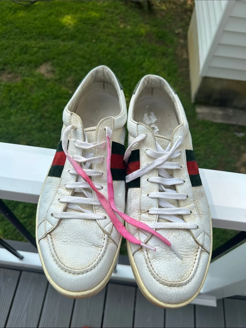 Gucci Men's Gucci Ace Leather Sneakers